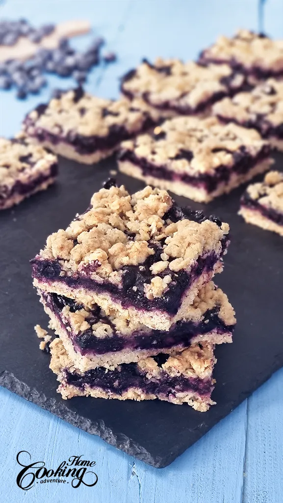 Blueberry Oat Crumble Bars