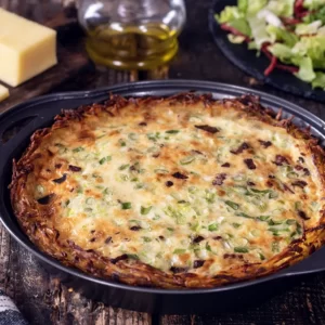 Potato Crush Quiche