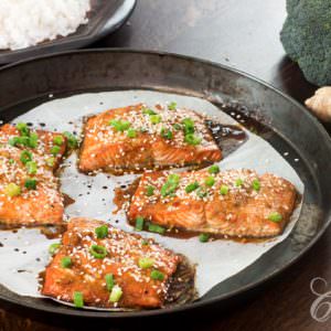 Baked Sesame Salmon