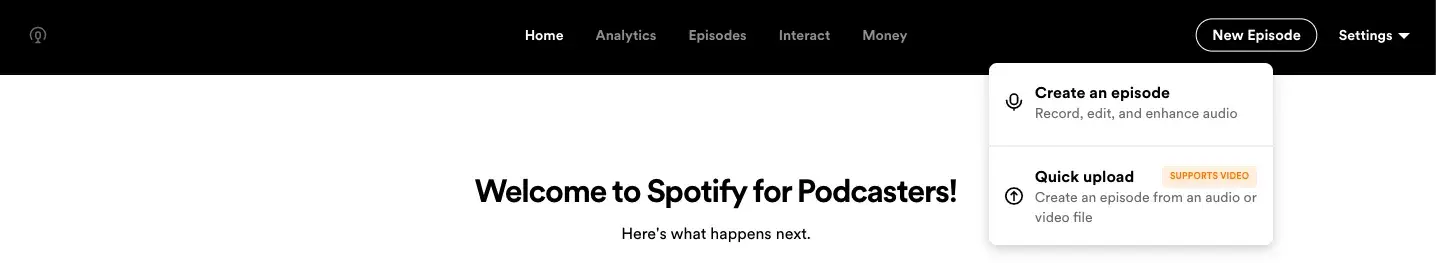 how to start a podcast: welcome to spotify for podcasters