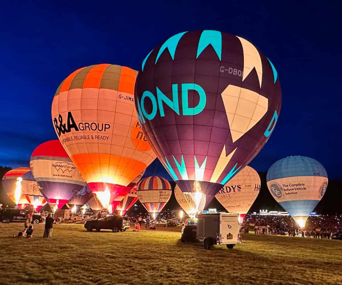 Nightglow at the Bristol Balloon Fiesta