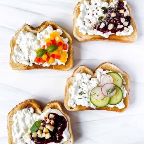 25 High Protein Cottage Cheese Recipes : Watch Learn Eat 5 Cottage Cheese Toast