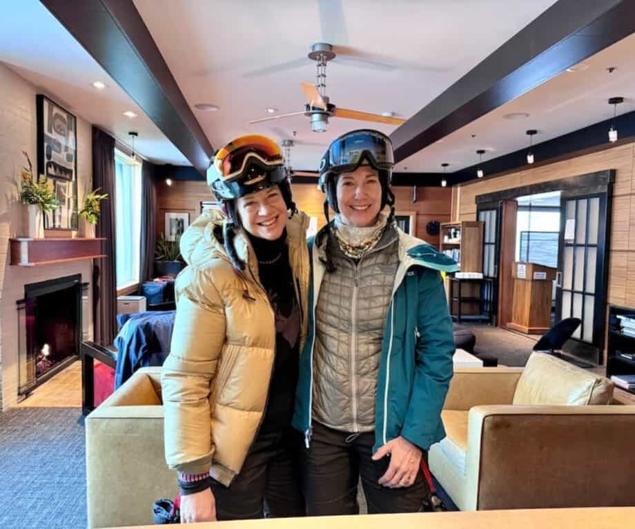 A tale of two skiers and two mountain resorts in