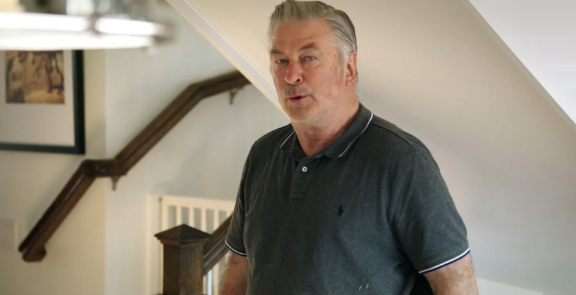 Alec Baldwin at home on The Baldwins.