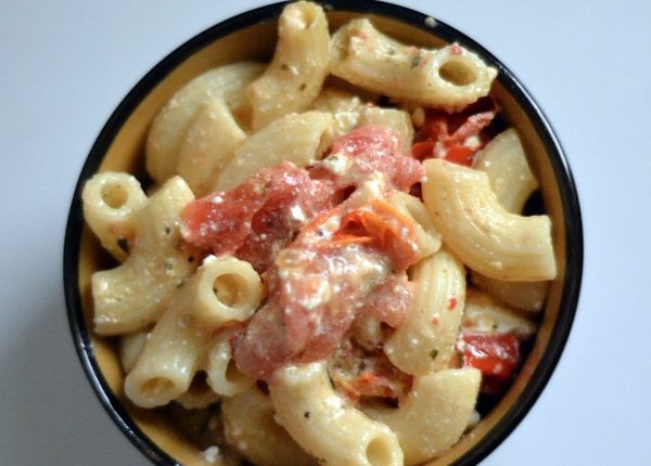 Baked Tomato Feta Cheese Pasta