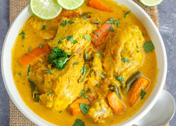 Healthy Coconut Milk Chicken Stew