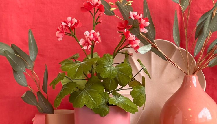 Crepe Paper Geranium Plant 2