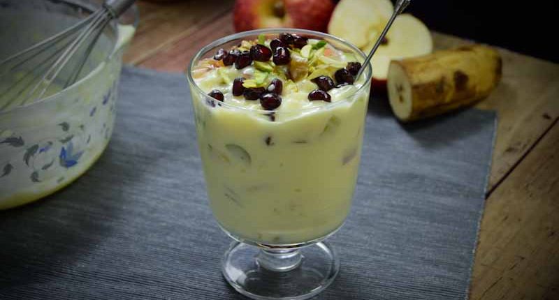 Fruits and Nuts Custard - Desserts