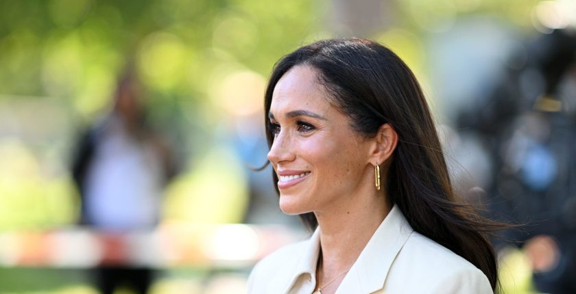 Meghan, Duchess of Sussex smiles during day six of the Invictus Games DÃ¼sseldorf 2023 on September 15, 2023 in Duesseldorf, Germany.