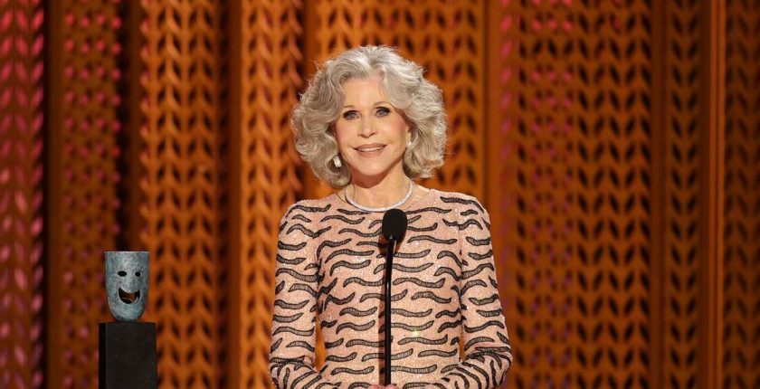 Jane Fonda Receives Life Achievement Award at 2025 SAG Awards