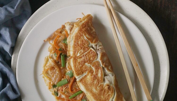 Kimchi Omelette - My Diverse Kitchen