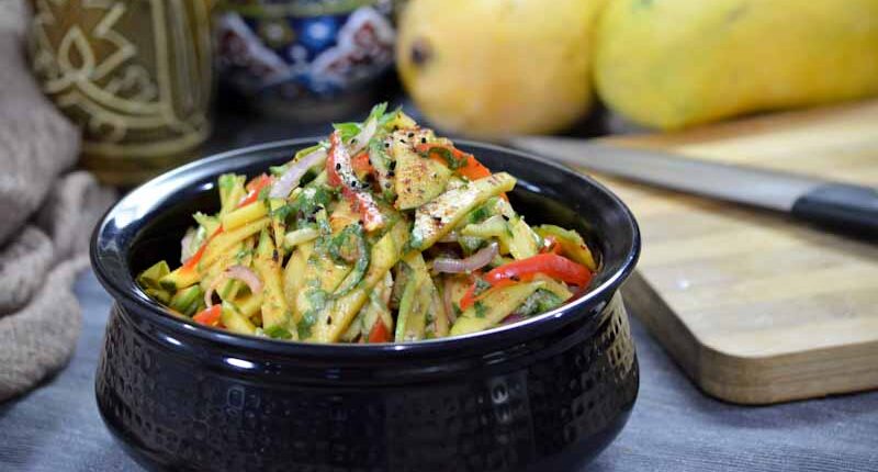 Detox Raw Mango Salad - Salads