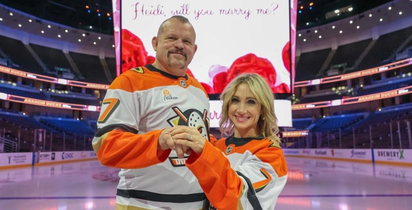 UFC's Chuck Liddell Engaged to Girlfriend After Hockey-Themed Proposal