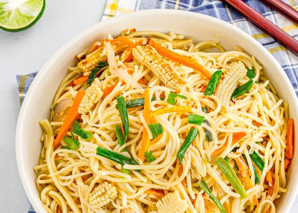 1-Vegetable Stir Fried Noodles