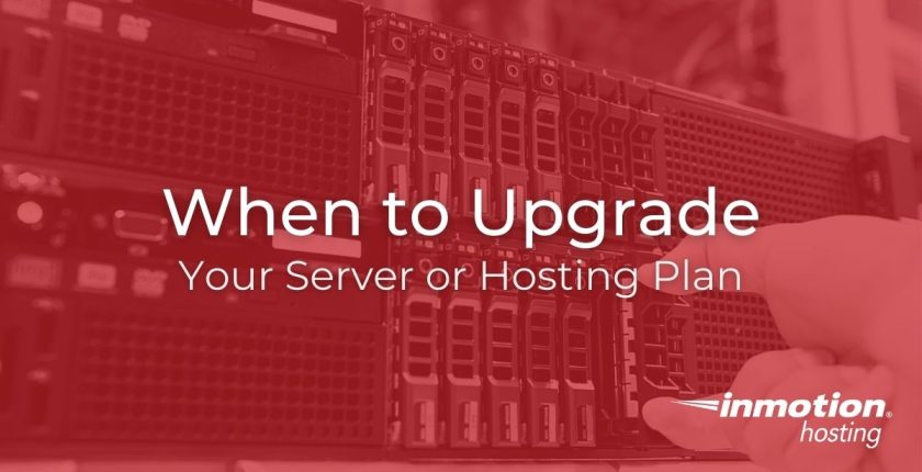 upgrade server hosting